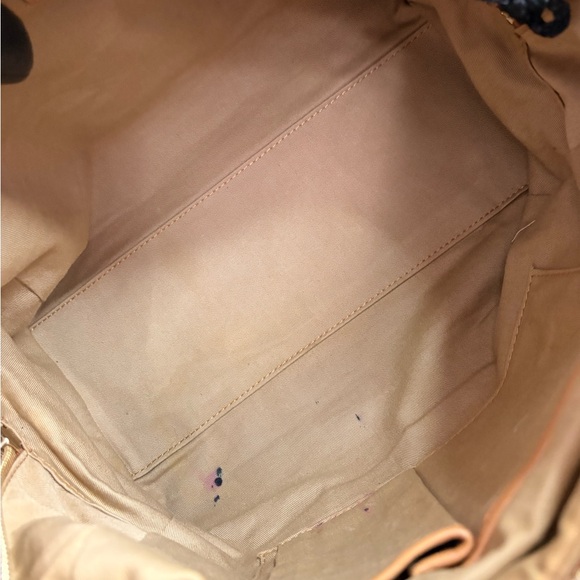 MCM Cognac Leather Satchel with Logo Details - Picture 11 of 11